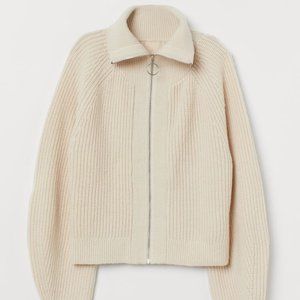 HM Premium quality Boxy Wool-blend Cardigan